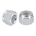 uxcell 50Pcs 3/8"-24 Nylon Insert Hex Lock Nuts, Carbon Steel Self-Locking Stop Nut for Industrial Construction