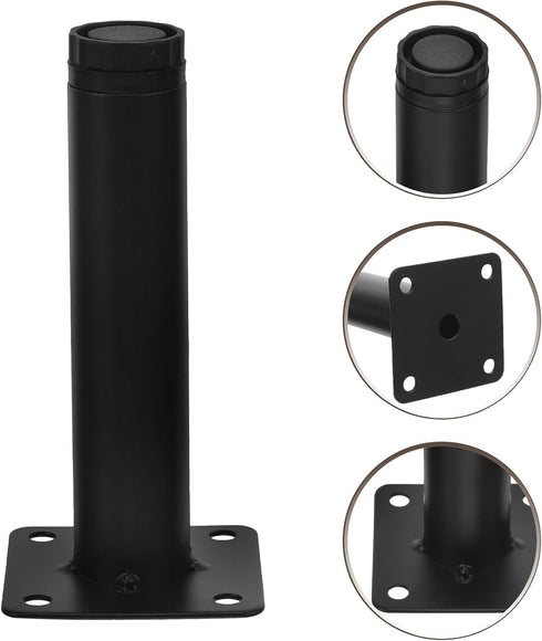 4pcs Set 13cm NUOBESTY Metal Furniture Legs Replacement for Sofa, Dresser, Cabinet Heavy Duty Height Furniture Feet