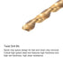 uxcell M6 x 1 Spiral Flute Tap and Twist Drill Bit Set, 5.0mm Metric Titanium Plated High Speed Steel Tool