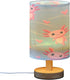 ALAZA Cute Kawaii Axolotl with Pink Heart Bedside Table Lamp with USB Port for Bedroom Nightstand Lamps Night Light