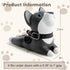 DomeStar Shiba Inu Door Stopper - Cute Decorative Animal Doorstop Wedge for Home & Office, Brown