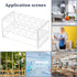 OLYCRAFT 18 Sockets Acrylic Test Tube Rack, Transparent Holder for Centrifuge Tubes, 16mm Diameter for Lab Supplies