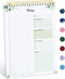 To Do List Pad, 52 Sheets Undated Daily Planner Notebook for Work, Suitable for Office, Home, School - Nature