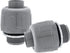 2pcs 1/2 Inch NPT Liquid Tight Connector, 180-Degree Electrical Conduit Connector Fitting