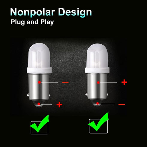 Keiurot GE44 47 Bulb BA9S DC AC 6.3V 6V Pinball Machine Light Bulb Warm White Nonpolarity Pack of 15