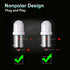 Keiurot GE44 47 Bulb BA9S DC AC 6.3V 6V Pinball Machine Light Bulb Warm White Nonpolarity Pack of 15