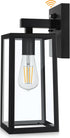 SHINE HAI Dusk to Dawn Sensor Outdoor Wall Sconce, Exterior Porch Lantern
