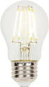 Westinghouse 5316620 4.5 Watt (40 Watt Equivalent) A15 Dimmable Clear Filament LED Light Bulb, Medium Base, 6 Pack by Westinghouse