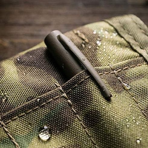 Rite in the Rain All-Weather Metal Clicker Pen - Flat Dark Earth - Black Ink (No. FDE97)