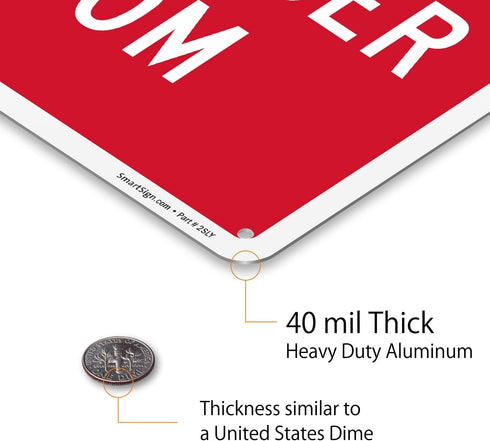 SmartSign "Fire Riser Room" Sign | Aluminum 7" x 10"