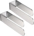 HUFEEOH 2 Pack Adhesive Hand Towel Holder, Sticky Wall Mounted Towel Bar, Stainless Steel Kitchen Towel Rack