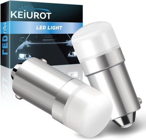 Keiurot 1820 Bulb #313 1445 1813 1816 1815 53 57 BA9S LED Bulb 10-30Volt for Train Light, Bingo Board, 2 Pack