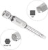 5pcs S2 Square Screwdriver Bit 1/4" Hex Shank 2" Length Magnetic Power Tool
