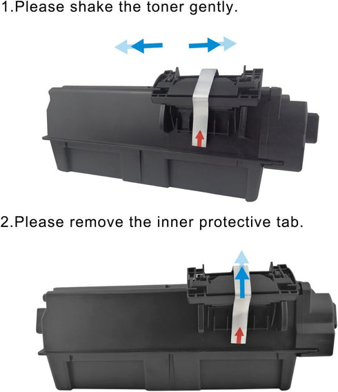 VICTORSTAR Compatible Toner Cartridge TK1162 Black for Kyocera ECOSYS P2040dn P2040dw Printers