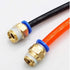PC4-M5 Push to Connect Fittings, 4mm Tube OD x M5 Thread, Straight Pneumatic Quick Fitting (10Pcs)