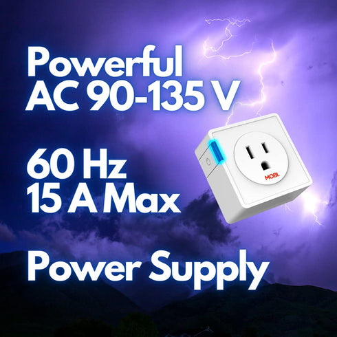 Mobi Smart Plug, Mini WiFi Smart Plug, Compatible with Alexa, No Hub Required (Single)