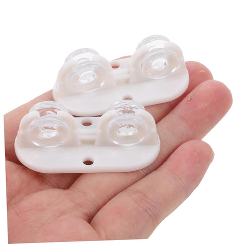 4pcs Unomor Mini Self-Adhesive Caster Wheels for Furniture and Appliances Easy Install Rolling Wheels for Storage Boxes