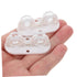 4pcs Unomor Mini Self-Adhesive Caster Wheels for Furniture and Appliances Easy Install Rolling Wheels for Storage Boxes