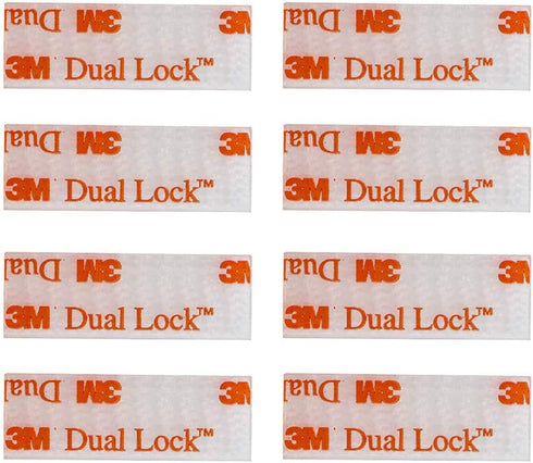 EZ Pass/IPass/IZoom Toll Tag Fastlane Mounting Kit, 8 Pcs Reclosable Fastener Peel and Stick Adhesive Dual Lock Tape