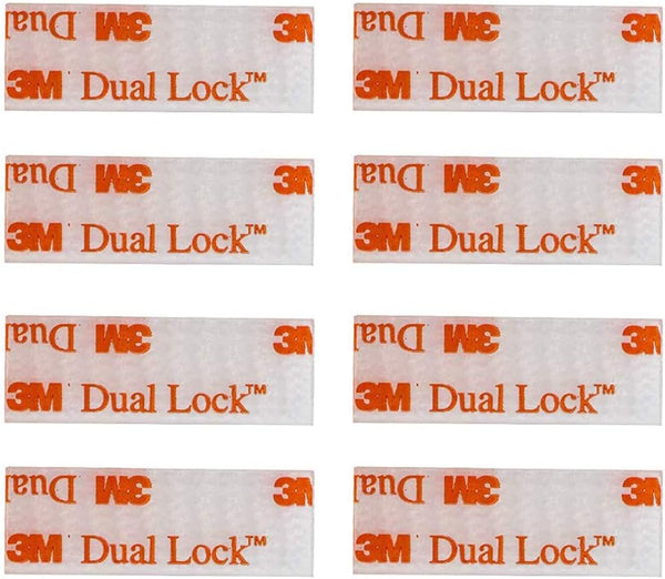 EZ Pass/IPass/IZoom Toll Tag Fastlane Mounting Kit, 8 Pcs Reclosable Fastener Peel and Stick Adhesive Dual Lock Tape