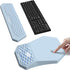 abc.mat Ergonomic Mouse Pad and Keyboard Wrist Rest Support Set, Massage Design Mousepad