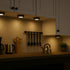 LUMILAND (2.7Wx5) (4000K), Wired LED Puck Lights Plug-in Lighting Natural White LED Cabinet Light for Kitchen Can Be