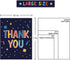 Qiliji Large Thank You Card from Team Group, Jumbo Gratitude Note Cards Gifts from Students, Employee Appreciation
