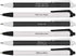 Black And White Teacher Empowerment Pen Set, 6 Black Ink Gel Glide Pens, Encouraging Educator Classroom Supplies