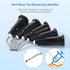 JMU 100Pcs Bent Dispensing Tips, Blunt Tip Dispensing Needle for Dental Oral Irrigation, Disposable Tips
