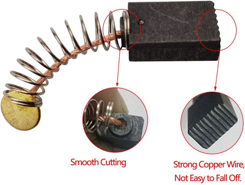 Electric Motor Carbon Brushes, 30Pcs Replacement Repair Kit for Power Tool Parts