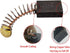 Electric Motor Carbon Brushes, 30Pcs Replacement Repair Kit for Power Tool Parts