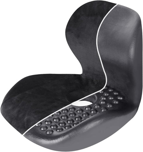 CHIYI Orthopedic 2-in-1 Seat Cushion One-Piece with Lumbar Support 100% Memory Foam -