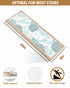 BOHOOSKYLAR 4 8"x30" Blue Lobster Stair Treads Ocean Starfish Blue Coral Shell Marine Life Indoor Non Slip Peel