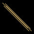 Favordrory 4PCS Brass Round Rod, 3/16 Inch Diameter, 14 Inches Length