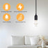 15 360W E26 Bulb Simple Deluxe Feet Extension Hanging Lantern Pendant Light Lamp Cord Cable Socket On/Off Switch (No