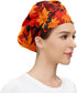 Unisex Bouffant Scrub Cap with Elastic Tie Back - Comfortable Hair Cover for Professionals