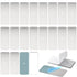 USCAUK 20 Pcs Adhesive Metal Plates for Magnetic Mounts, 2.95x1.1in Rectangular Iron Strips