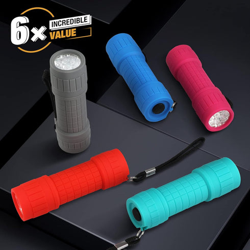 EverBrite Black Light Flashlight UV Mini 9-Led 395nm Detector for Pet Urine, Stains, Scorpions