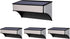 BRIGHTRIGHT Solar Deck Lights 4 Pack Outdoor Waterproof - Step Lights for Stairs