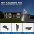 30W 180 3900LM 5000K 100W IP65 100-277Vac, DAKASON LED Flood Light Outdoor, Dusk-to-Dawn Photocell Adjustable Knuckle