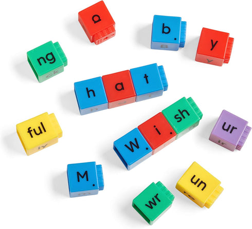hand2mind Reading Rods Phonics Word-Building, Word Building Activities, Spelling Toys, Montessori Alphabet Letters