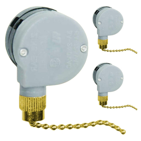 Txelegant Zing Ear ZE-208D Pull Chain Switch 3 Speed 8 Wire 3A 250VAC