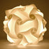 Lightingsky 15 XXL-20 inch/50CM) DIY IQ Jigsaw Puzzle Lampshade Ceiling Pendant Lamp Shade Kit with Feet Hanging Light