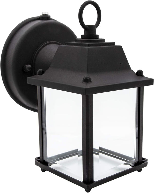 Maxxima LED Porch Lantern Outdoor Wall Light - Features Clear Glass, 3000K