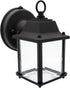 Maxxima LED Porch Lantern Outdoor Wall Light - Features Clear Glass, 3000K