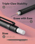 Four Candies 5PCS Metal Mechanical Pencil Set, 0.7mm with Dual Spring, Vintage Barrels, 240 HB #2 Lead Refills