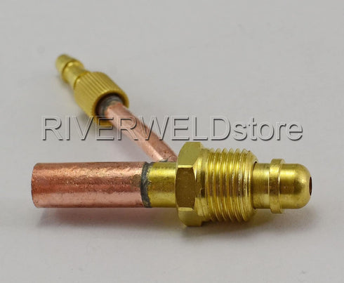 RIVERWELD Cables and Gas Separate Connector Fitting for TIG Welding Torch (5/8"-18 Male WP26)