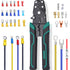 Tnisesm 301Pcs Insulated Wire Electrical Connectors Assortment Kit, Ring, Spade, Butt, Quick Disconnect Terminals