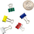 Officemate Micro Binder Clips, Assorted Colors, 100 Clips per Tub