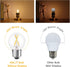 2W Globe LED Edison Bulbs, 25 Watts Equivalent, Warm White 2700K, Vintage A15/A50 E26 - 8 Pack